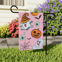 Load image into Gallery viewer, 'Happy Pink Halloween' Garden & House Banner