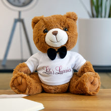 Load image into Gallery viewer, 'Lulu's Luxuries' Teddy Bear with T-Shirt