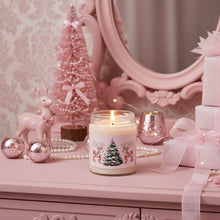 Load image into Gallery viewer, 'Pink Christmas' Scented Soy Candle