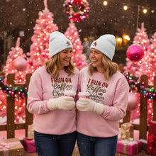 Load image into Gallery viewer, 'I Run On Coffee And Christmas Cheer" Unisex Sweatshirt