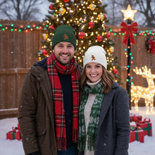 Load image into Gallery viewer, Gingerbread Embroidered Beanie