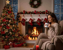 Load image into Gallery viewer, 'Have Yourself A Merry Little Coffee' Christmas Holiday Mug with Color Inside