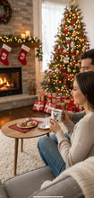 Load image into Gallery viewer, 'Merry Christmas Deer' White Glossy Mug