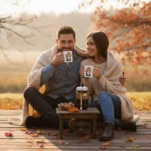 Load image into Gallery viewer, 'Autumn Gnome' White Glossy Mug
