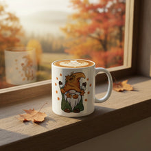 Load image into Gallery viewer, 'Autumn Gnome' White Glossy Mug