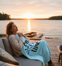 Load image into Gallery viewer, 'On Lake Time' Sherpa Blanket