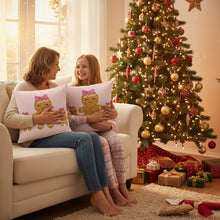 Load image into Gallery viewer, 'Glitter & Glam Gingerbread Ladies' Soft Basic Throw Pillow