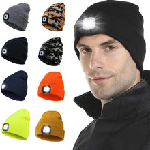 Load image into Gallery viewer, LED Light Knitted Hat