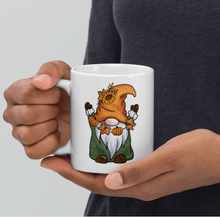 Load image into Gallery viewer, 'Autumn Gnome' White Glossy Mug