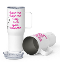 Load image into Gallery viewer, 'Love Me Love Me Love Bird' Travel Mug With A Handle