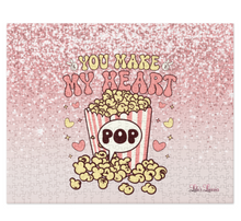 Load image into Gallery viewer, 'You Make My Heart Pop Popcorn' Jigsaw Puzzle