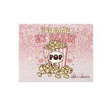 Load image into Gallery viewer, 'You Make My Heart Pop Popcorn' Jigsaw Puzzle