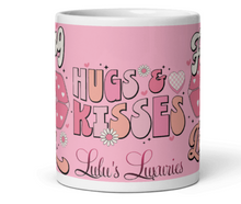 Load image into Gallery viewer, 'Feeling Lucky' White & Pink Glossy Mug