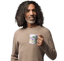 Load image into Gallery viewer, 'Mardi Gras Mask' White Glossy Mug