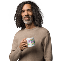 Load image into Gallery viewer, 'Mardi Gras Mask' White Glossy Mug