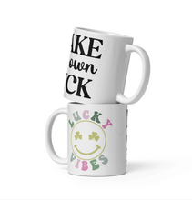Load image into Gallery viewer, 'Lucky Mug' White Glossy Mug