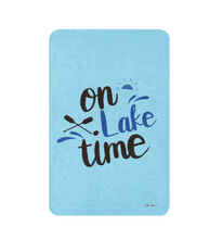 Load image into Gallery viewer, 'On Lake Time' Sherpa Blanket