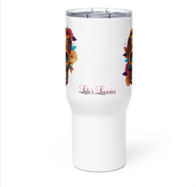 Load image into Gallery viewer, 'Skull With Flowers' Travel Mug With A Handle