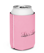Load image into Gallery viewer, 'Lulu's Luxuries' Pink Can Cooler Coozie