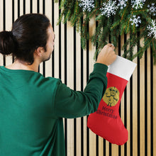 Load image into Gallery viewer, 'Merry Christmas Mouse' Christmas Stocking