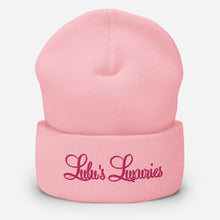 Load image into Gallery viewer, 'Lulu's Luxuries' Logo Cuffed Beanie
