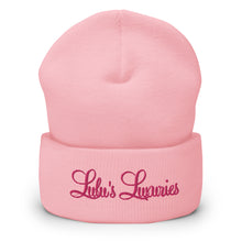 Load image into Gallery viewer, 'Lulu's Luxuries' Logo Cuffed Beanie