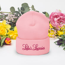 Load image into Gallery viewer, 'Lulu's Luxuries' Logo Cuffed Beanie