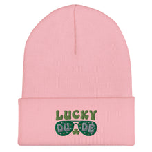 Load image into Gallery viewer, 'Lucky Dude' Cuffed Beanie