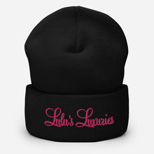 Load image into Gallery viewer, 'Lulu's Luxuries' Logo Cuffed Beanie