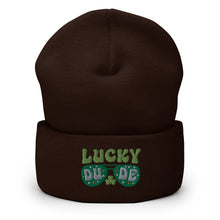 Load image into Gallery viewer, 'Lucky Dude' Cuffed Beanie