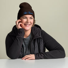 Load image into Gallery viewer, 'Lulu's Luxuries' Blue Logo Cuffed Beanie
