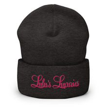 Load image into Gallery viewer, 'Lulu's Luxuries' Logo Cuffed Beanie