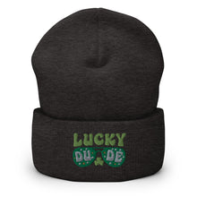 Load image into Gallery viewer, 'Lucky Dude' Cuffed Beanie