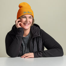 Load image into Gallery viewer, 'Lulu's Luxuries' Blue Logo Cuffed Beanie