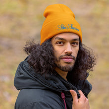 Load image into Gallery viewer, 'Lulu's Luxuries' Blue Logo Cuffed Beanie