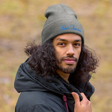 Load image into Gallery viewer, 'Lulu's Luxuries' Blue Logo Cuffed Beanie