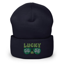 Load image into Gallery viewer, 'Lucky Dude' Cuffed Beanie