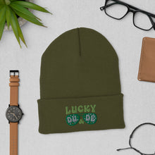 Load image into Gallery viewer, 'Lucky Dude' Cuffed Beanie