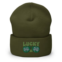 Load image into Gallery viewer, 'Lucky Dude' Cuffed Beanie