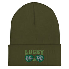 Load image into Gallery viewer, 'Lucky Dude' Cuffed Beanie