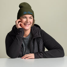 Load image into Gallery viewer, 'Lulu's Luxuries' Blue Logo Cuffed Beanie