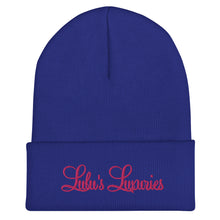 Load image into Gallery viewer, 'Lulu's Luxuries' Logo Cuffed Beanie