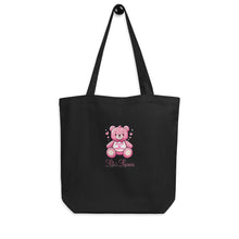 Load image into Gallery viewer, 'Always Be Positive Pink Teddy Bear' Eco Tote Bag