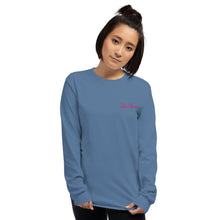 Load image into Gallery viewer, 'Lulu's Luxuries' Embroidered Adult Long Sleeve Shirt