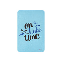 Load image into Gallery viewer, 'On Lake Time' Sherpa Blanket