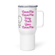 Load image into Gallery viewer, 'Love Me Love Me Love Bird' Travel Mug With A Handle