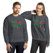 Load image into Gallery viewer, 'Santa, I Can Explain' Unisex Sweatshirt