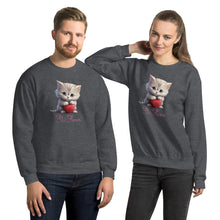 Load image into Gallery viewer, 'Kitten Love' Unisex Sweatshirt