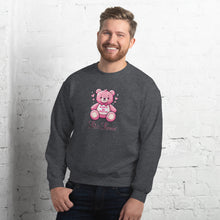 Load image into Gallery viewer, 'Always Be Positive Pink Teddy Bear' Unisex Sweatshirt