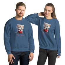Load image into Gallery viewer, 'Kitten Love' Unisex Sweatshirt